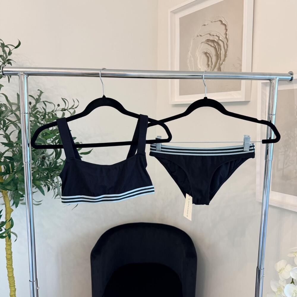 Black & Blue Tankini Bikini